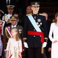 Historia del amor de la reina española de Leticia y el rey Philip King de España y su esposa.