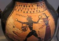 고대 그리스 신화의 페르세우스 신, 제우스와 다나와 제우스의 다나 신의 아들