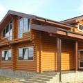 Casas de un registro redondeado - Diseño y tecnología de construcción de madera (65 fotos)